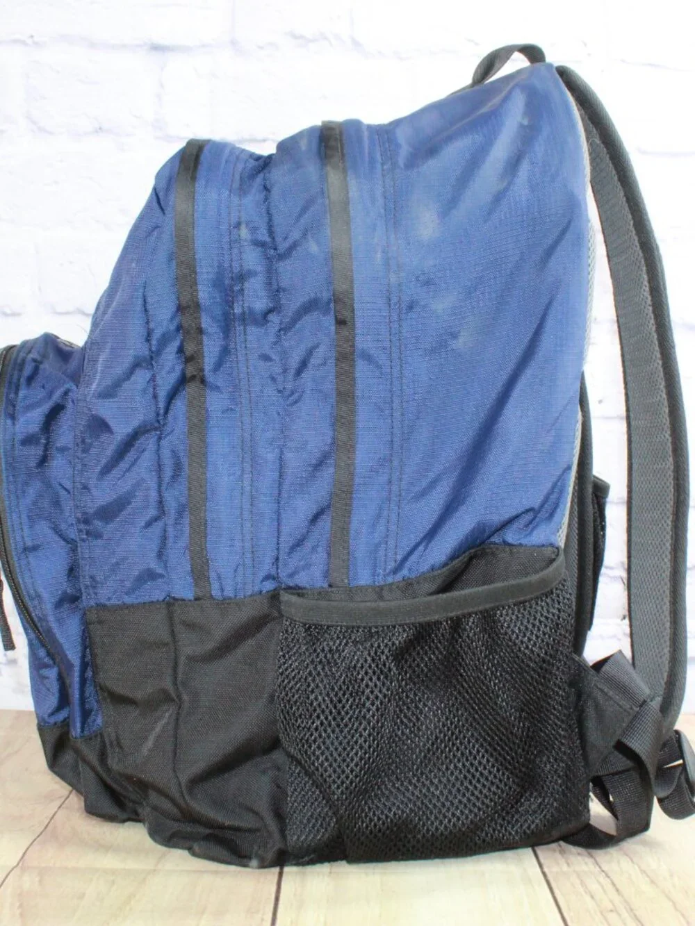 LL Bean Unisex Adult Navy A Super Deluxe Book Pack 41L School Travel Backpack